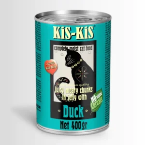 KiS KiS – hrana umeda cu rață pentru pisici 400g