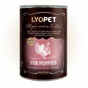 LYOPET Puppy cu Carne de Curcan 400g