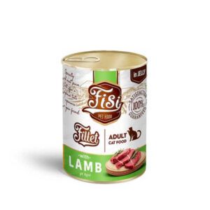 Fisi Fillet Cat Adult – Hrană umedă pentru pisici adulte cu miel în jeleu