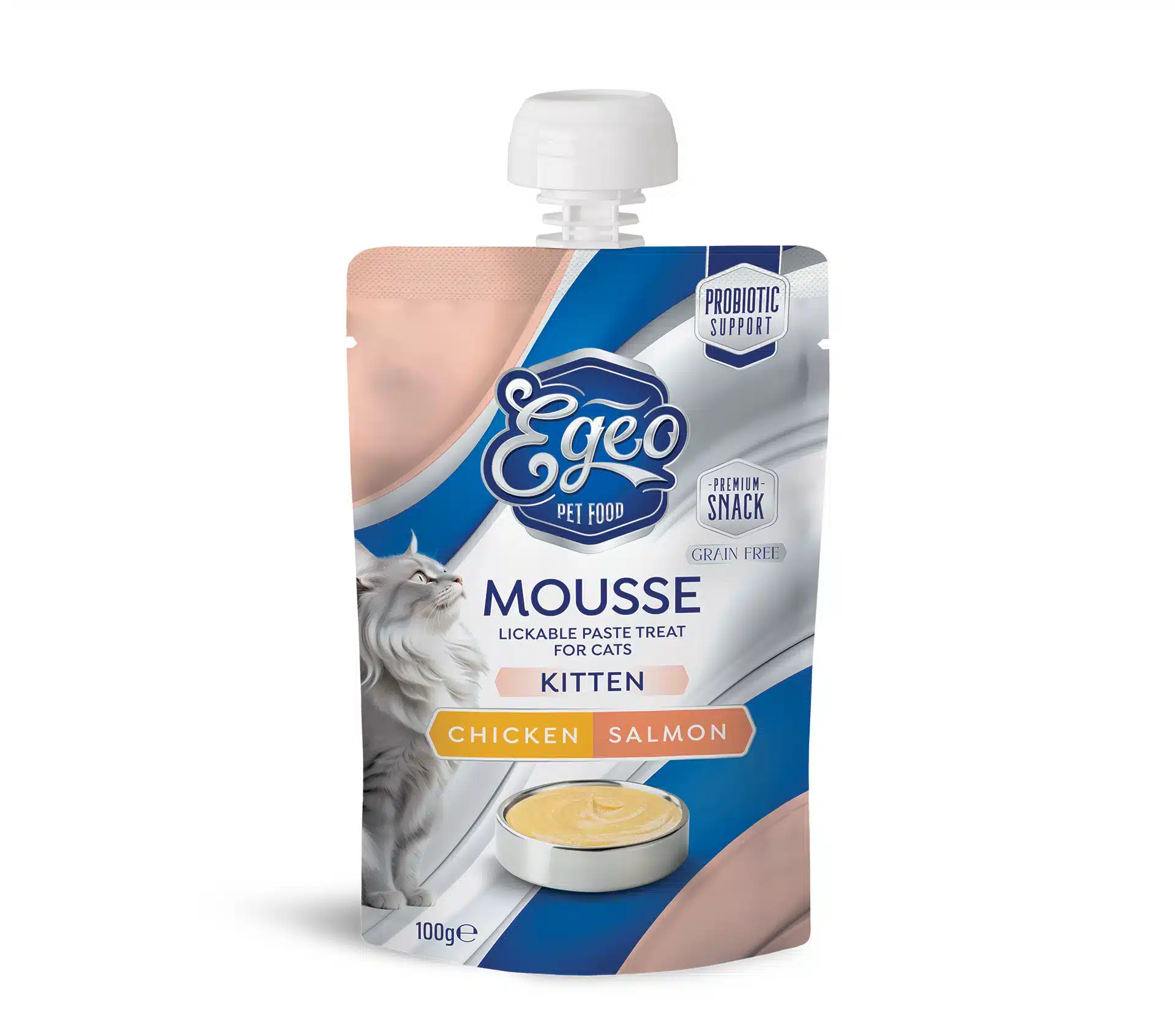 Egeo Kitten - Chicken & Salmon Mousse 100g